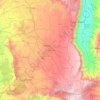 瓦辛基蘇郡地形图、海拔、地势