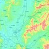 攸县地形图、海拔、地势