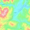 扎西岗乡地形图、海拔、地势