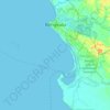 明古鲁市地形图、海拔、地势