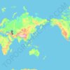 远东联邦管区地形图、海拔、地势