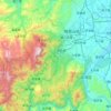 峨眉山市地形图、海拔、地势