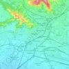 贝尔加莫地形图、海拔、地势