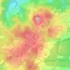 Nürburg地形图、海拔、地势