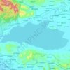 于桥水库地形图、海拔、地势