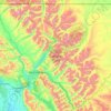 Glacier National Park地形图、海拔、地势