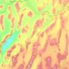 Lander County地形图、海拔、地势