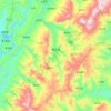 楠木乡地形图、海拔、地势