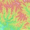 宁陕县地形图、海拔、地势