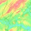 Doylestown Township地形图、海拔、地势