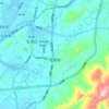 安源镇地形图、海拔、地势