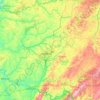 Indiana County地形图、海拔、地势