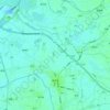 學甲區地形图、海拔、地势