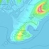 Koko Head地形图、海拔、地势