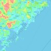 漳浦县地形图、海拔、地势