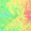 Charente地形图、海拔、地势