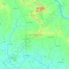 安納乍倫府地形图、海拔、地势
