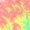 Oregon County地形图、海拔、地势