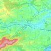Leingarten地形图、海拔、地势