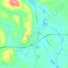 Alfred地形图、海拔、地势
