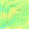 Clinton地形图、海拔、地势