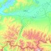 琼孜乡地形图、海拔、地势