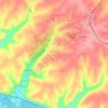 Potosi地形图、海拔、地势