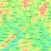 龙川县地形图、海拔、地势
