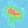 男鹿島地形图、海拔、地势