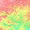 海林地形图、海拔、地势