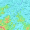 萧山区地形图、海拔、地势