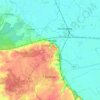 Seelow地形图、海拔、地势