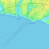 Twin Lakes地形图、海拔、地势