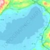 杞麓湖地形图、海拔、地势