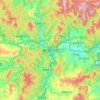 图们市地形图、海拔、地势