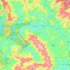 Huyện Ba Bể地形图、海拔、地势