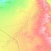 Bir Amir地形图、海拔、地势