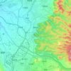 霧峰區地形图、海拔、地势