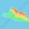 Shemya Island地形图、海拔、地势