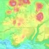 Damascus地形图、海拔、地势