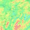 清流县地形图、海拔、地势