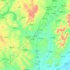 义县地形图、海拔、地势