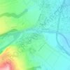 Bengalis地形图、海拔、地势