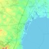 Wells地形图、海拔、地势