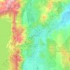 Carson City地形图、海拔、地势