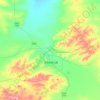 巴拉嘎尔高勒镇地形图、海拔、地势