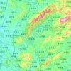 浏阳市地形图、海拔、地势