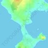 鎮海村地形图、海拔、地势