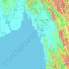 孟邦地形图、海拔、地势