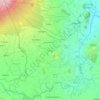 恩布郡地形图、海拔、地势